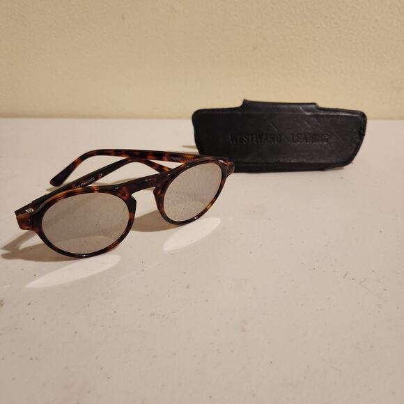 Westward Leaning Dyad 1.0 Womens Tortoise Shell Floating Bridge Sunglasses Brown